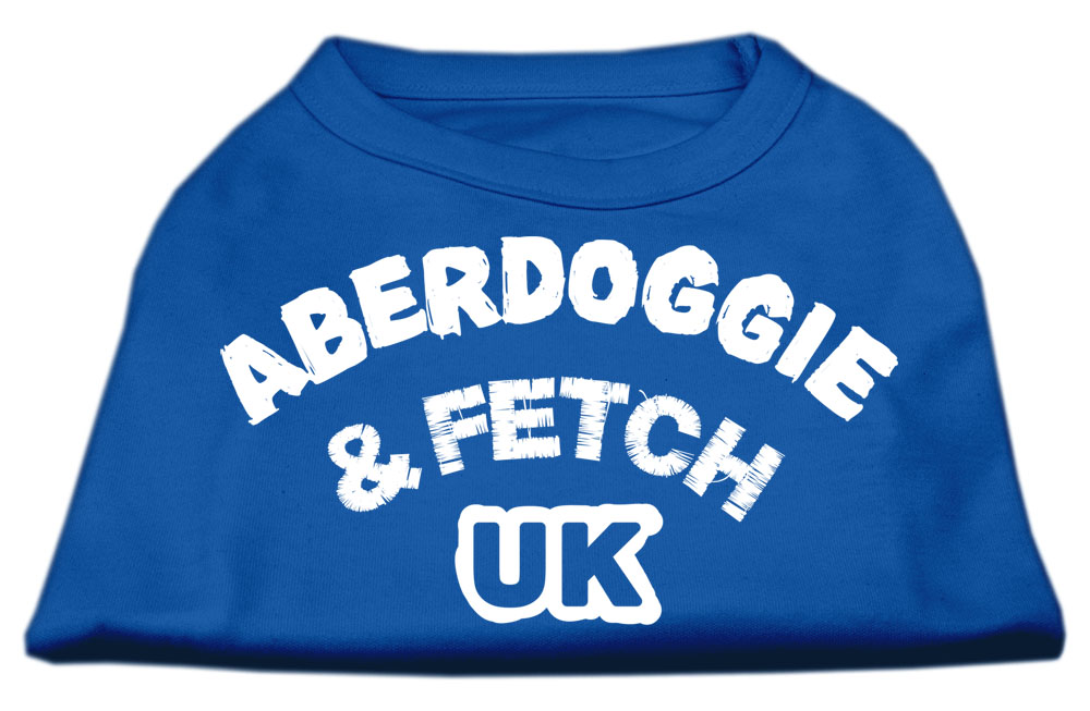 Aberdoggie UK Screenprint Shirts Blue Sm